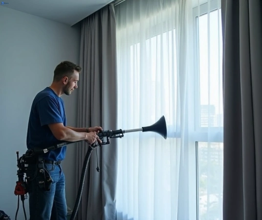 Professional drapes cleaning process tools Matty Curtain Cleaning chatswood-west-nsw