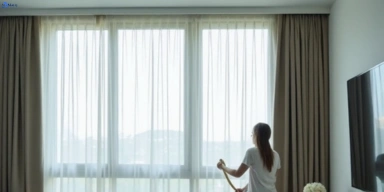 Delicate sheer drape cleaning chatswood-west-nsw Matty Curtain Cleaning